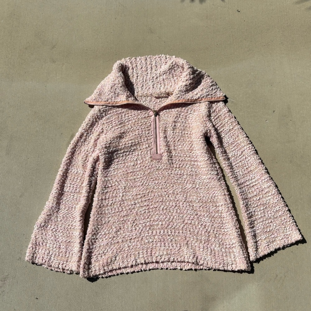 Soft Surroundings Blush Cowl Neck Sweater Size M